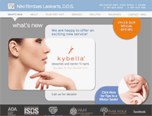 Tablet Screenshot of nikilaskarisdds.com
